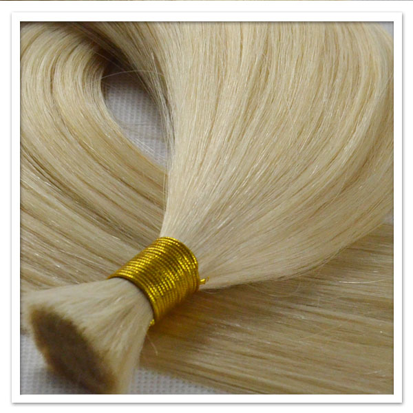 Blonde #613 European bulk hair LJ160